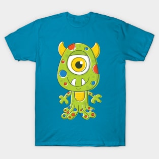 One-eyed Alien Monster T-Shirt